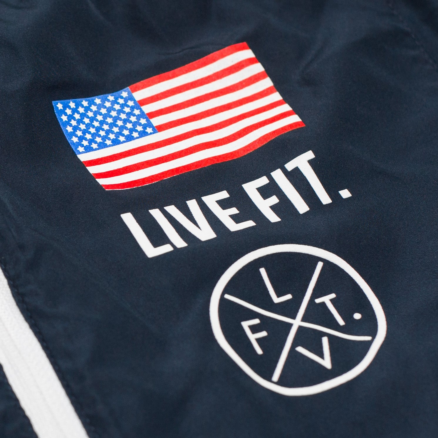 Live Fit Apparel Newport Windbreaker-Navy - LVFT 