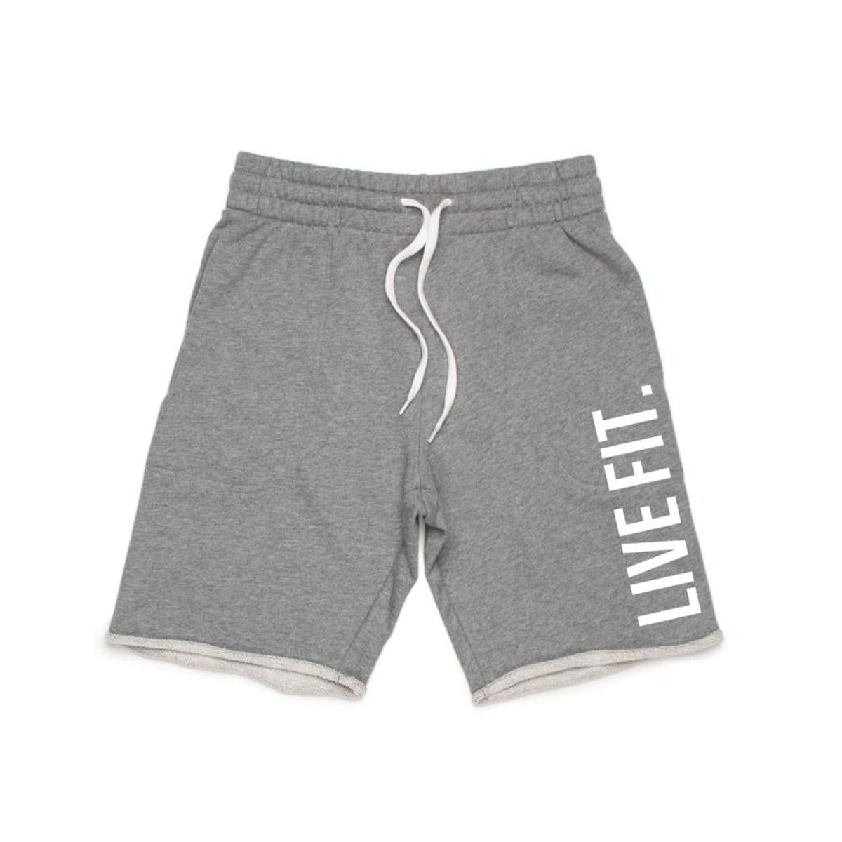 Live Fit Apparel French Terry Live Fit short - Heather grey - LVFT 