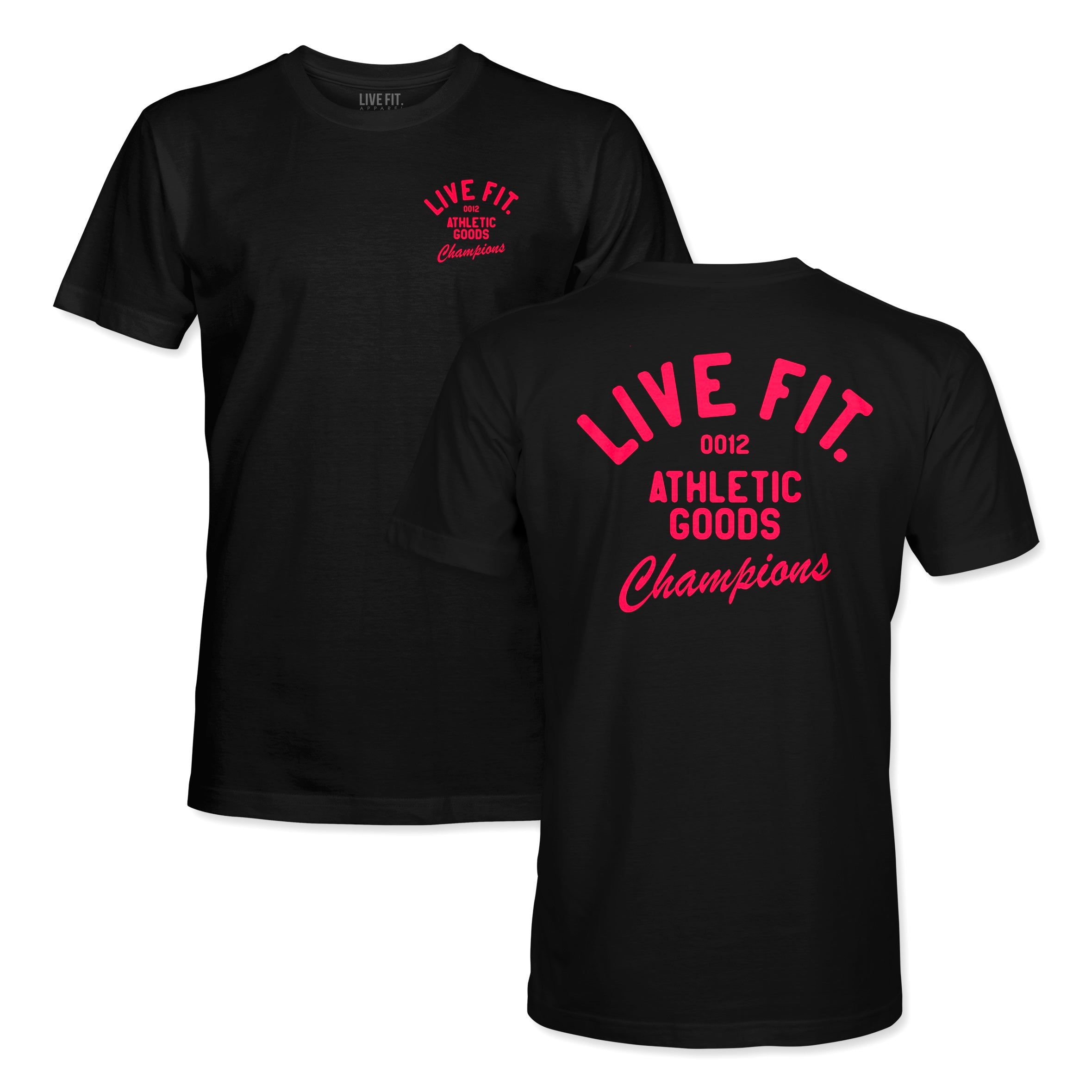 Athletic Goods Tee - Black/Infra Red