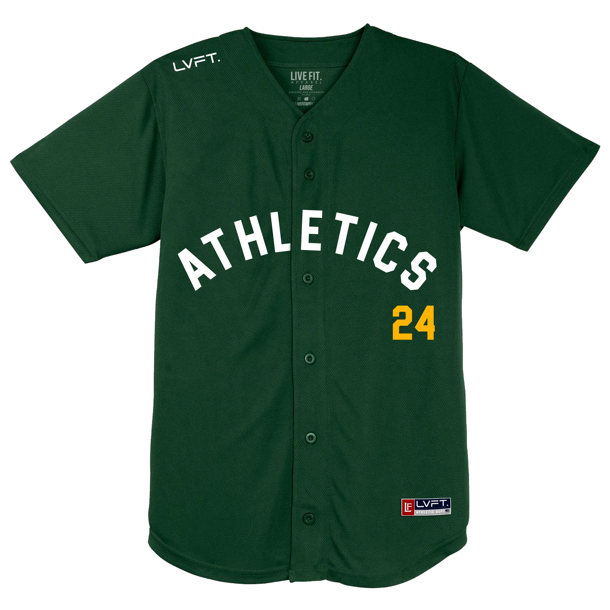 Athletics Baseball Jersey - Green