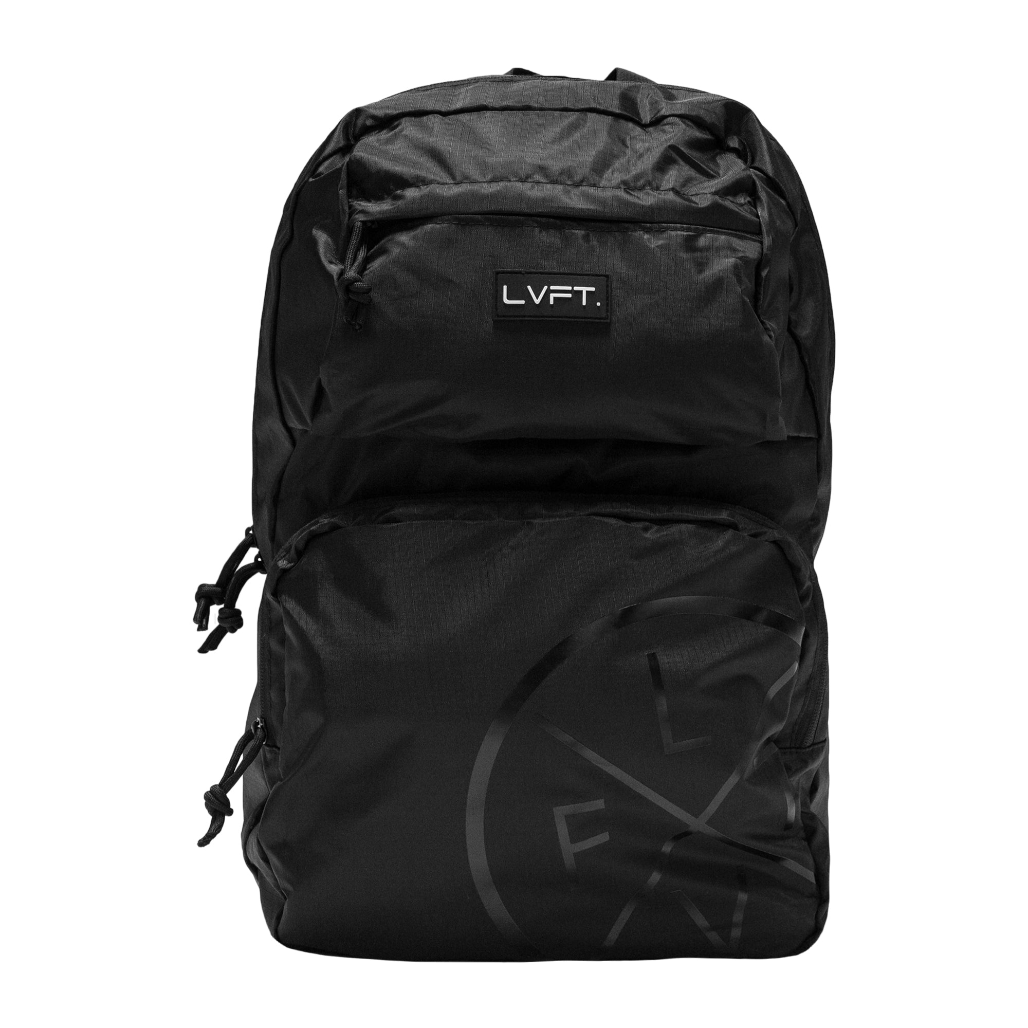 Live Fit Apparel LVFT. Packable Backpack - Black - LVFT 