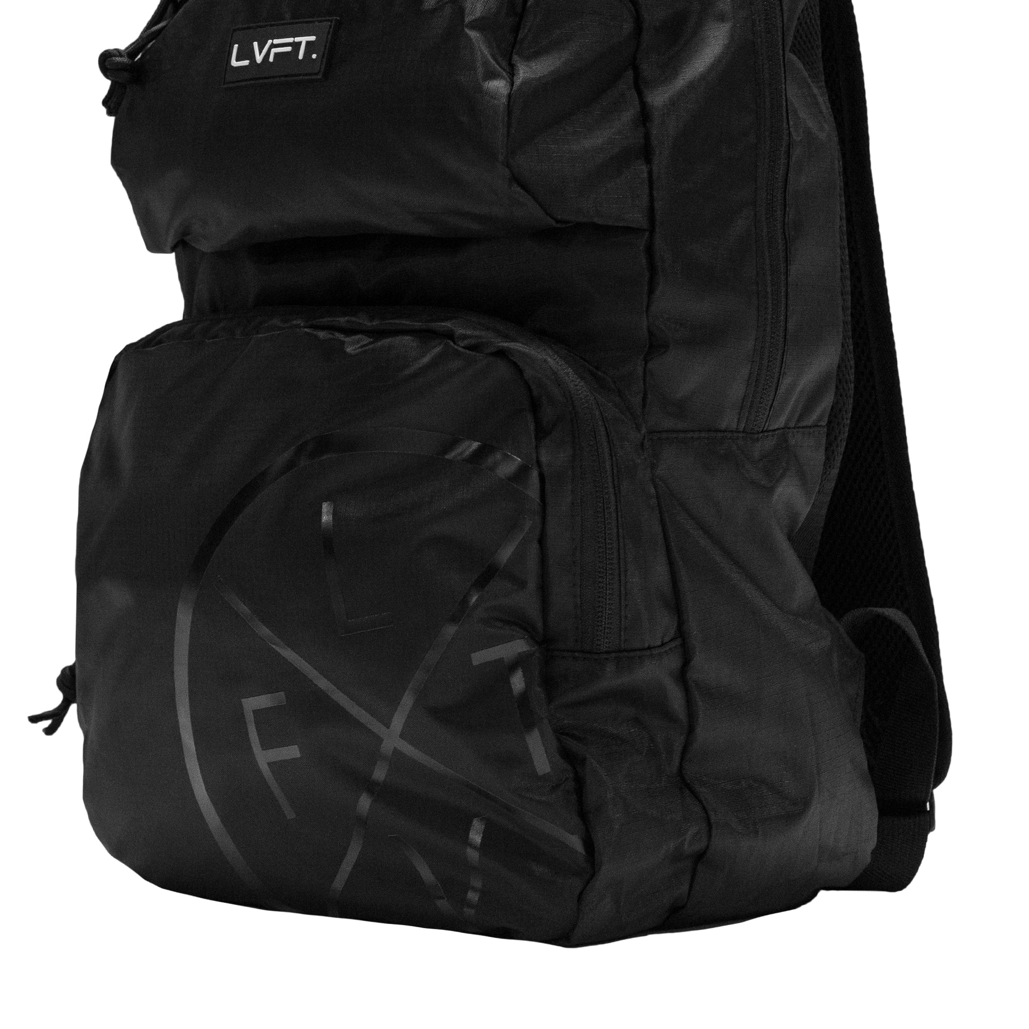 Live Fit Apparel LVFT. Packable Backpack - Black - LVFT 