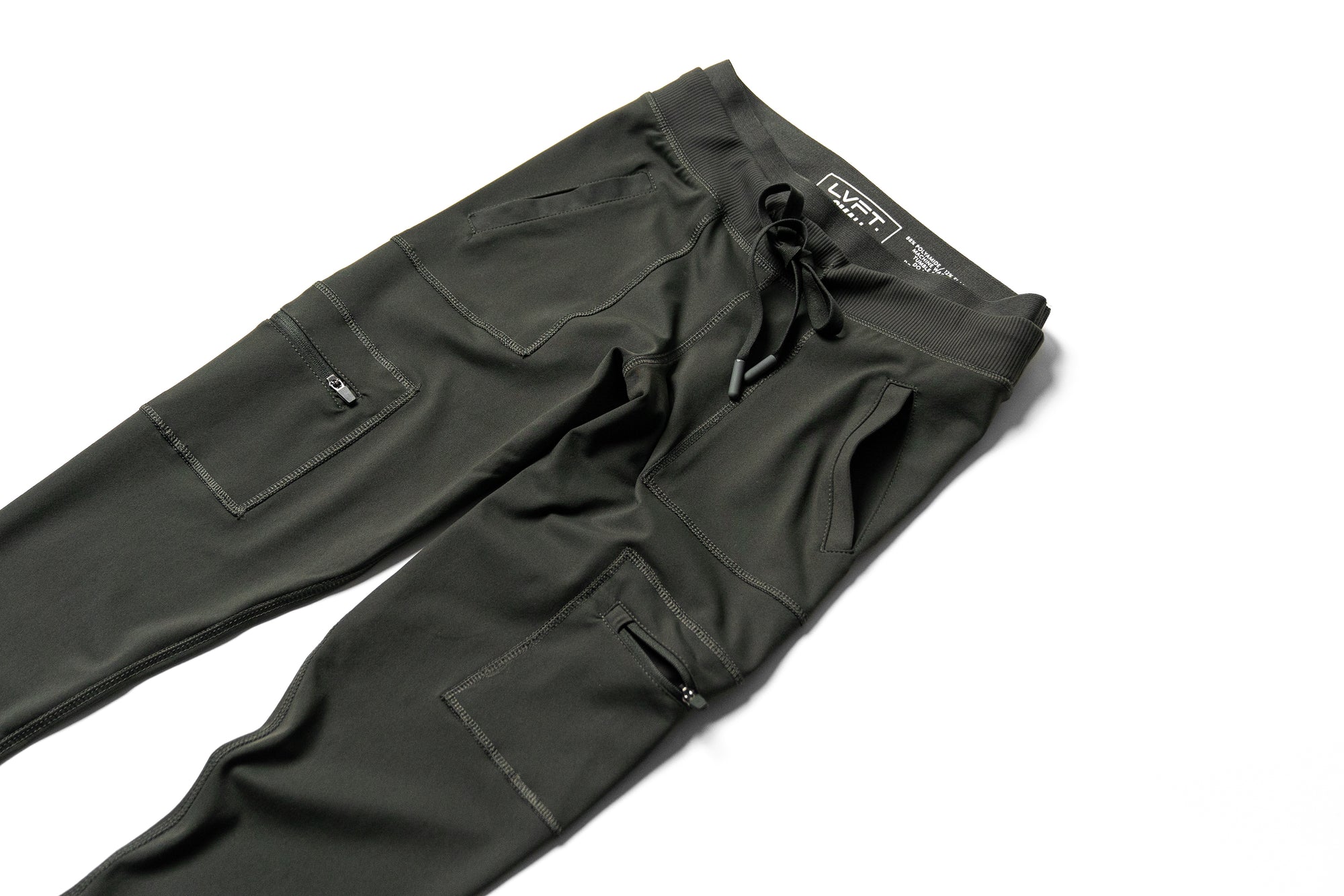 Hybrid Cargo Leggings - Olive