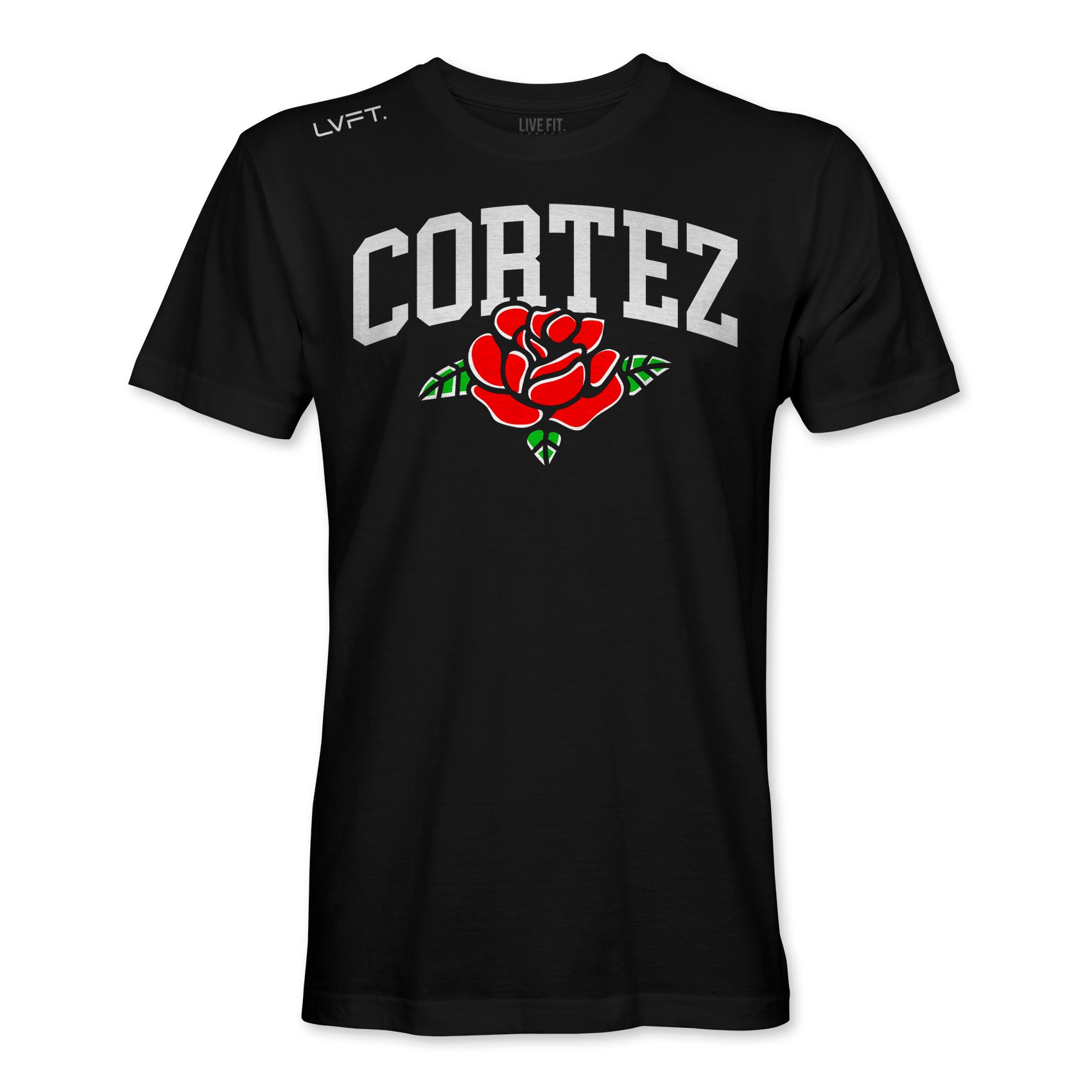 Rose Cortez Tee - Black