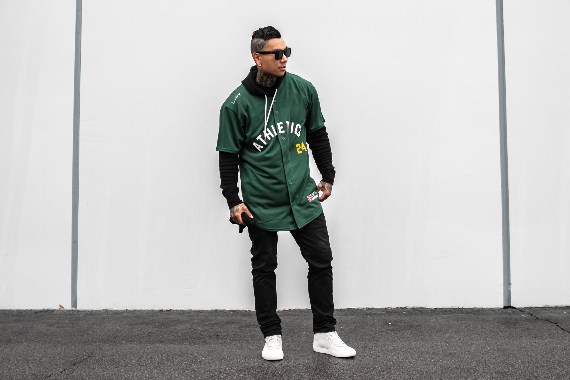 Athletics Baseball Jersey - Green