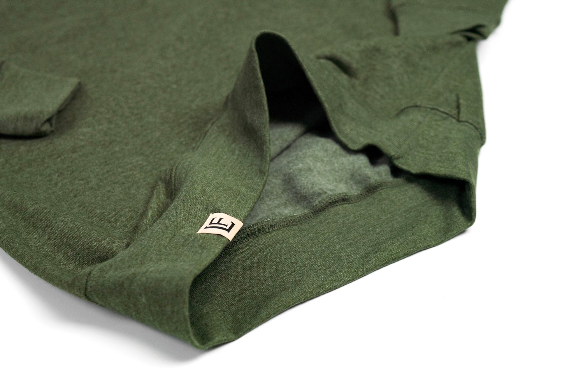 Block Crewneck - Military Green