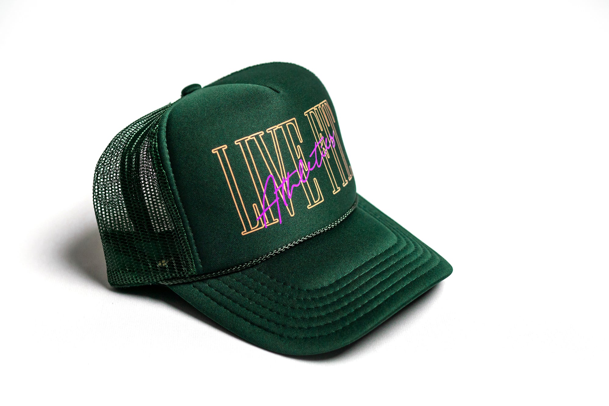 5 Panel Foam Trucker Hat  - Forest Green