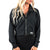 Stealth Crop Zip-up  - Black