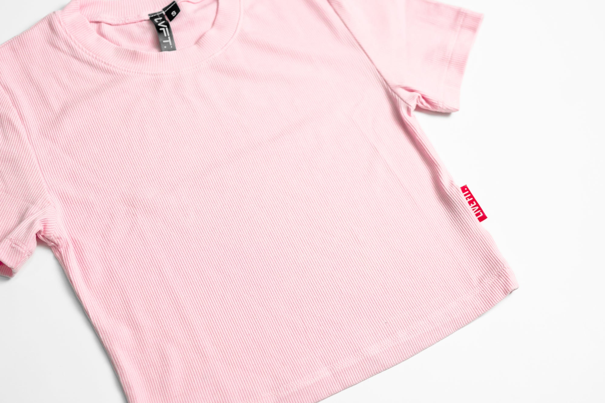 Athleisure Crop Tee- Bubblegum