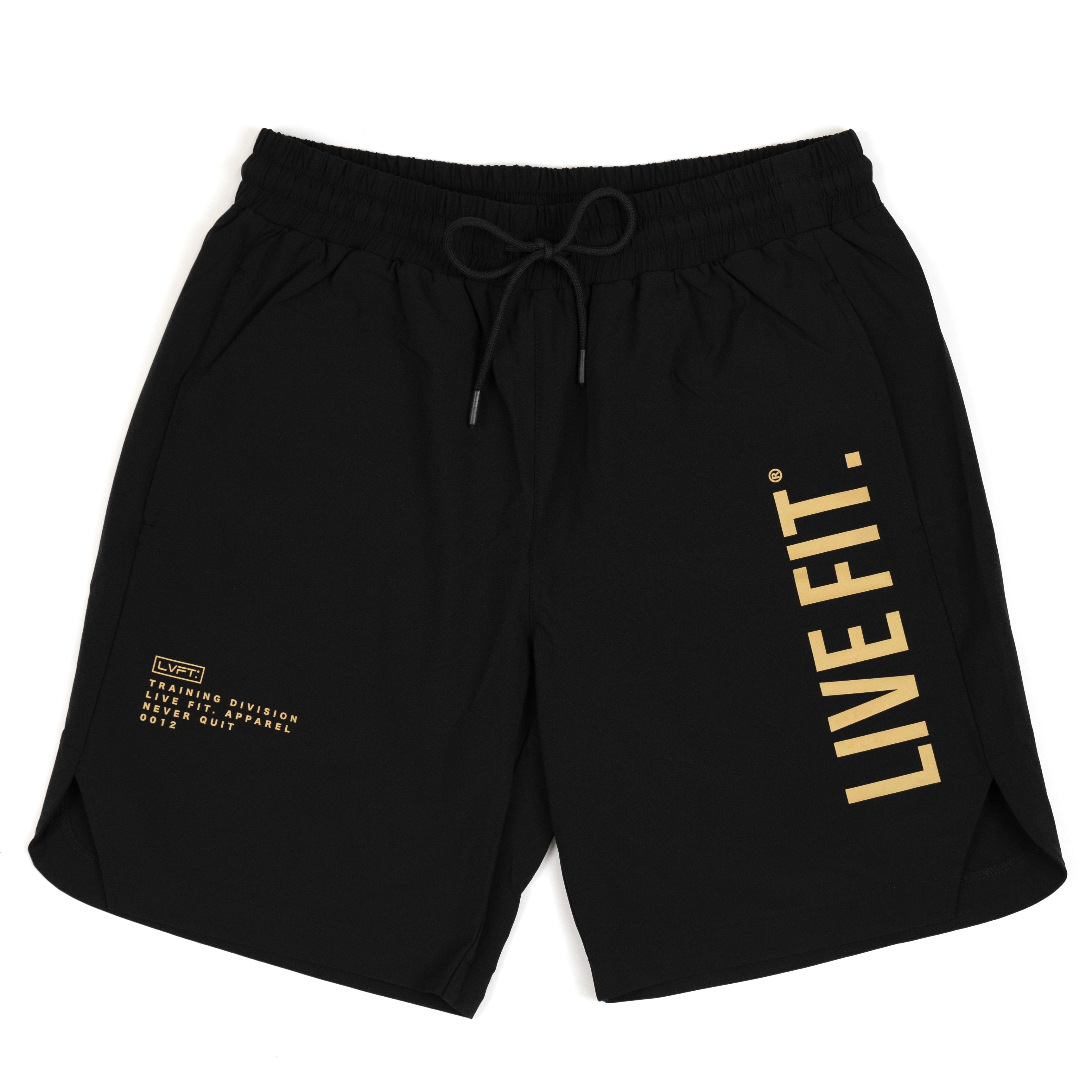 Division Shorts - Black / Gold