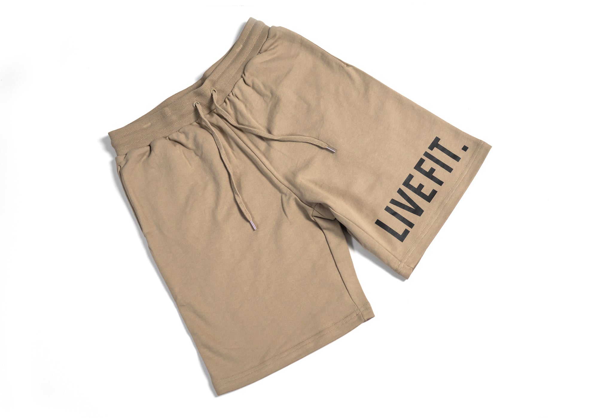 Classic Live Fit. Sweat Shorts - Sand