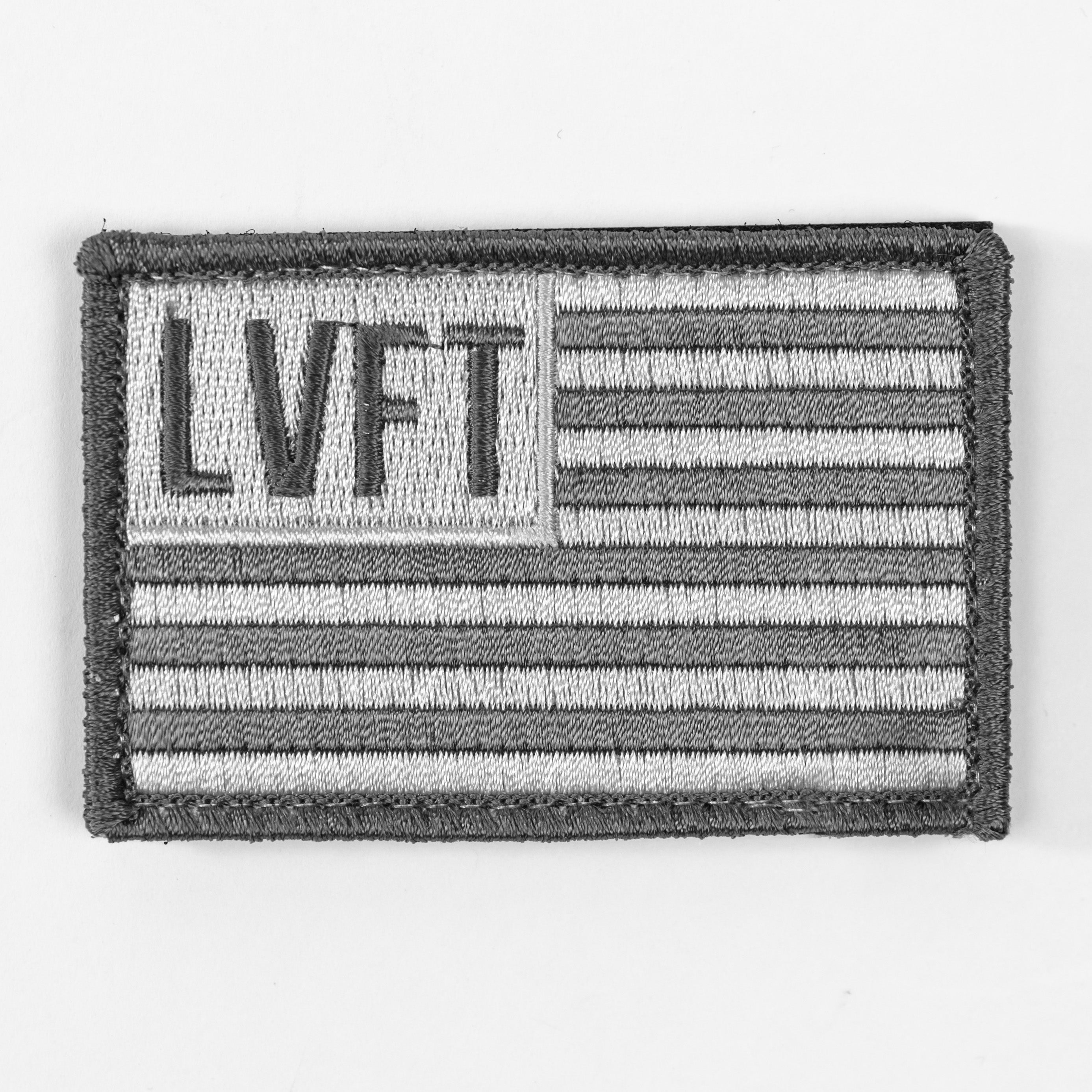 LVFT Flag Patch - Silver