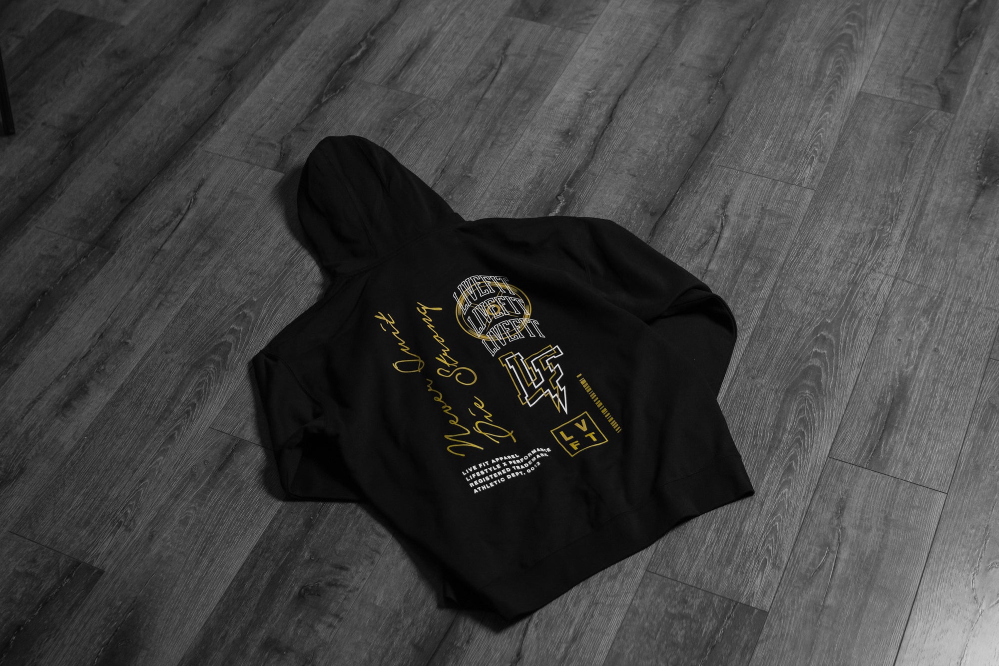 Trust The Iron Hoodie - Black