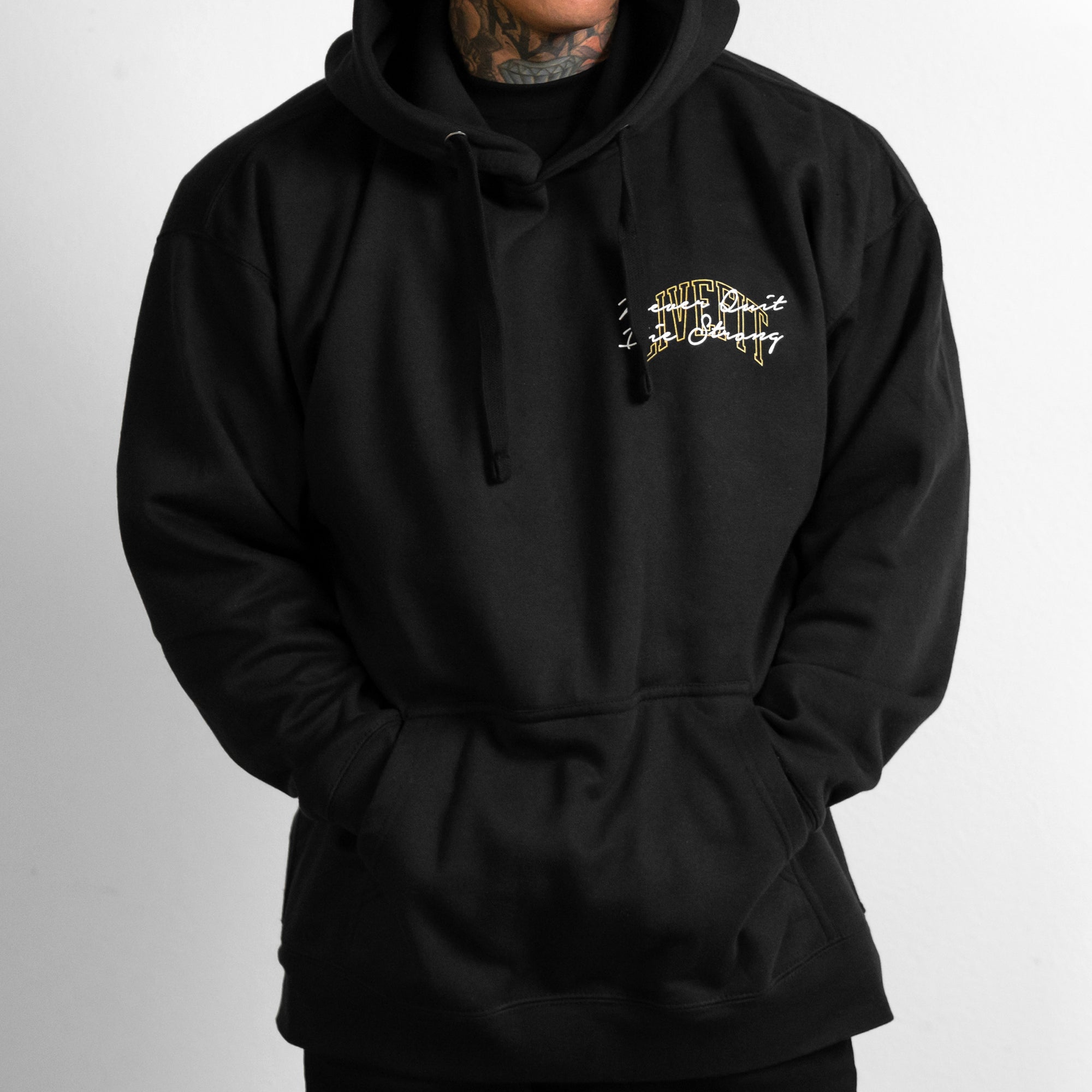 Trust The Iron Hoodie - Black