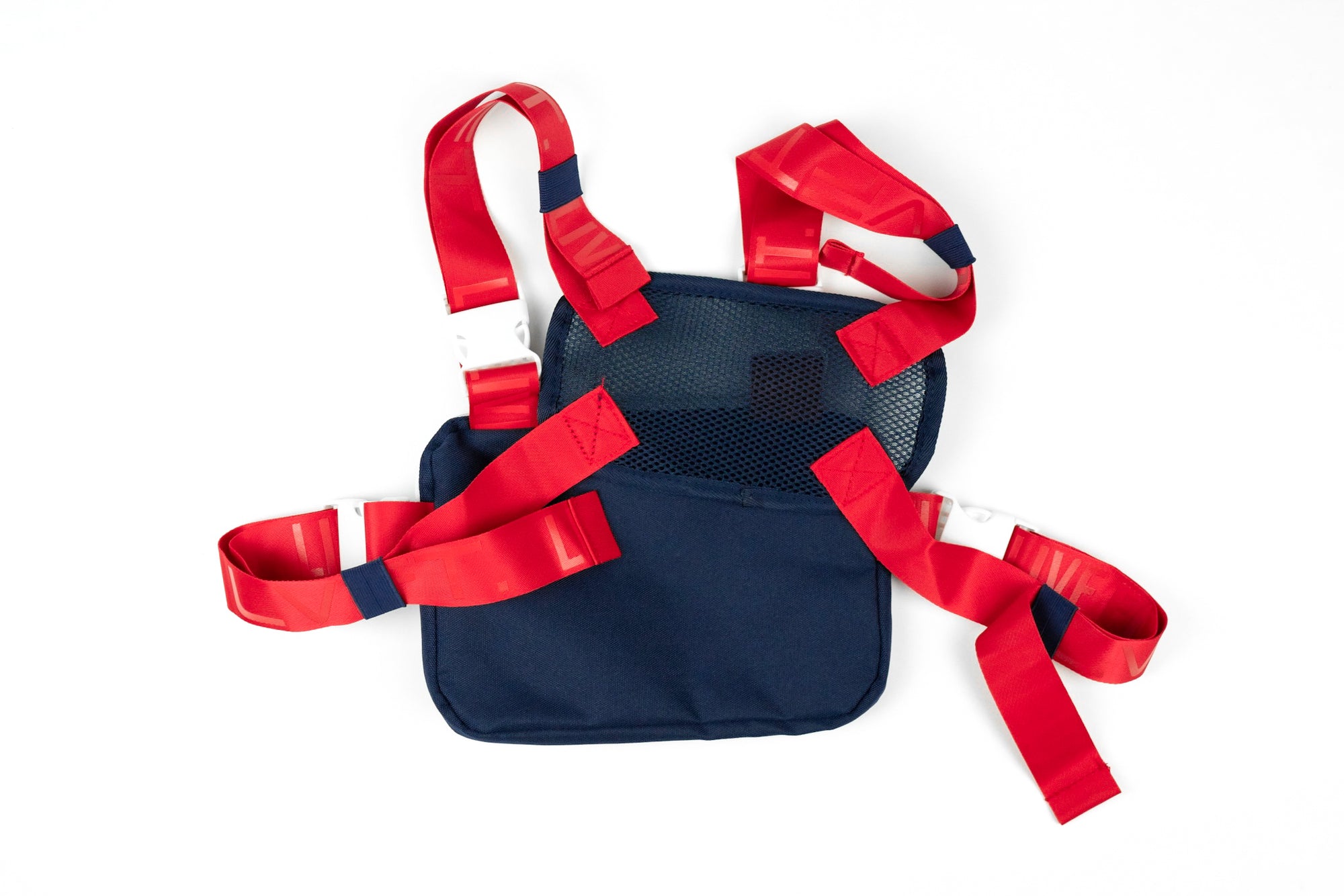 Chest Rig - Navy / Red / Camo