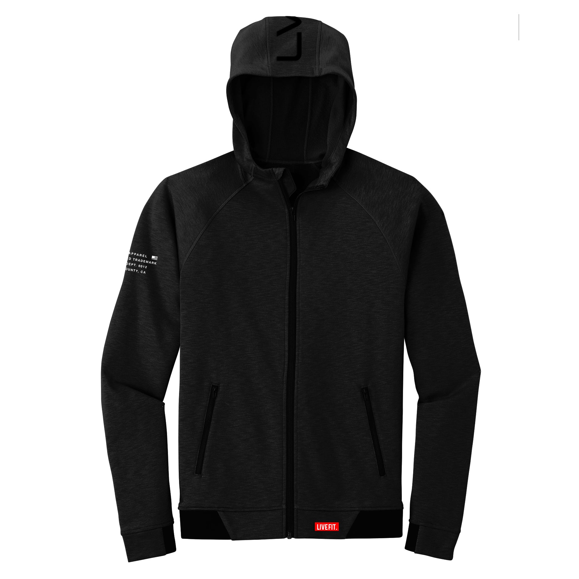 Elevated Zip Up - Black