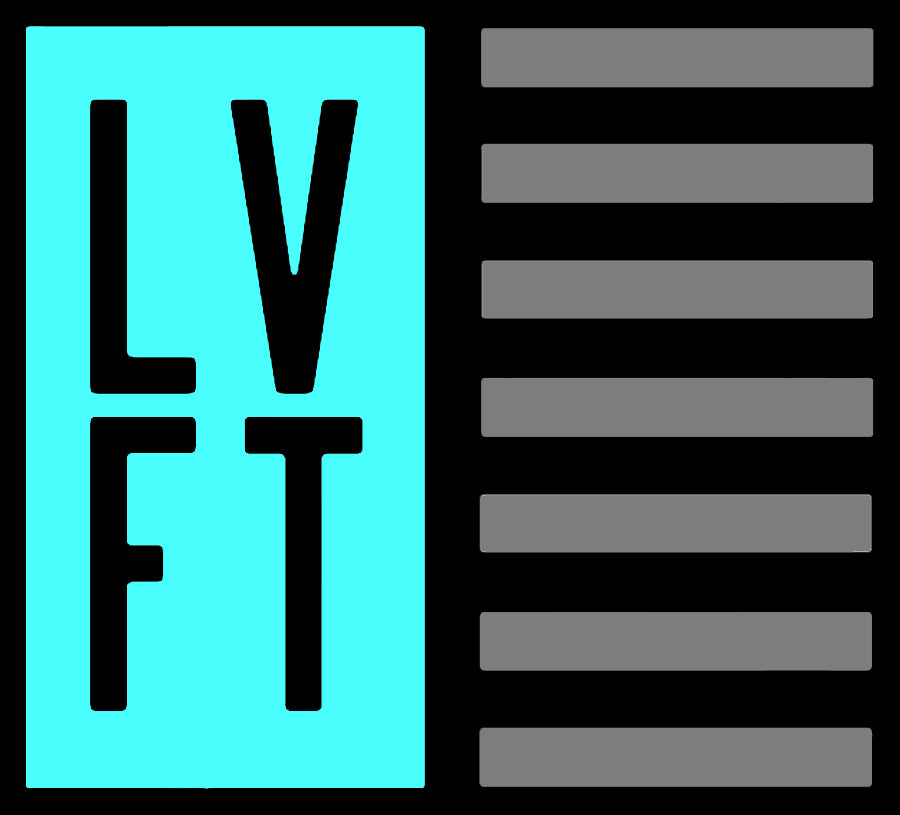 Live Fit Apparel LVFT Flag Sticker - Teal - LVFT 