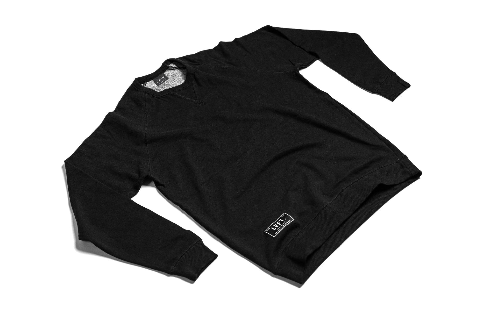 French Terry Crewneck - Black