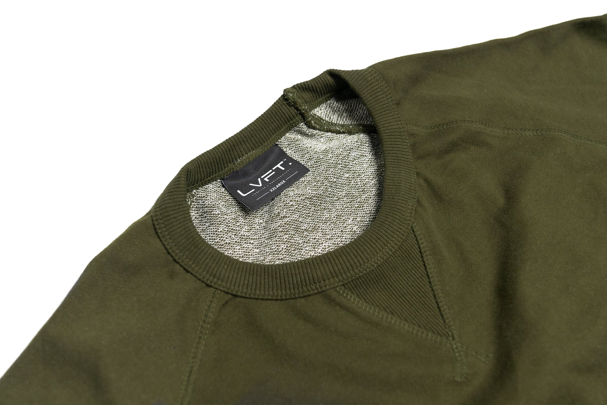 French Terry Crewneck - Army Green