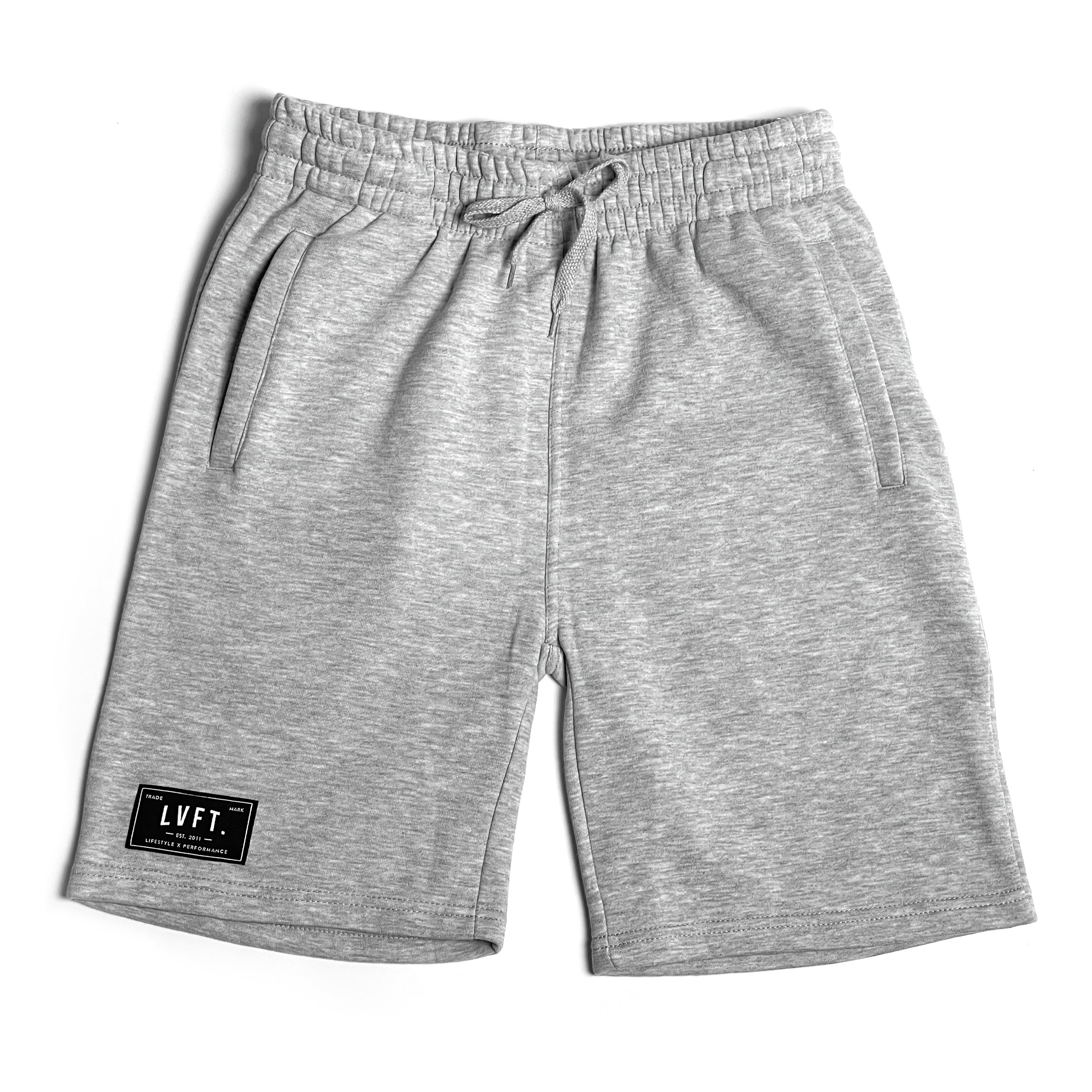 Trademark Fleece Shorts- Heather Grey