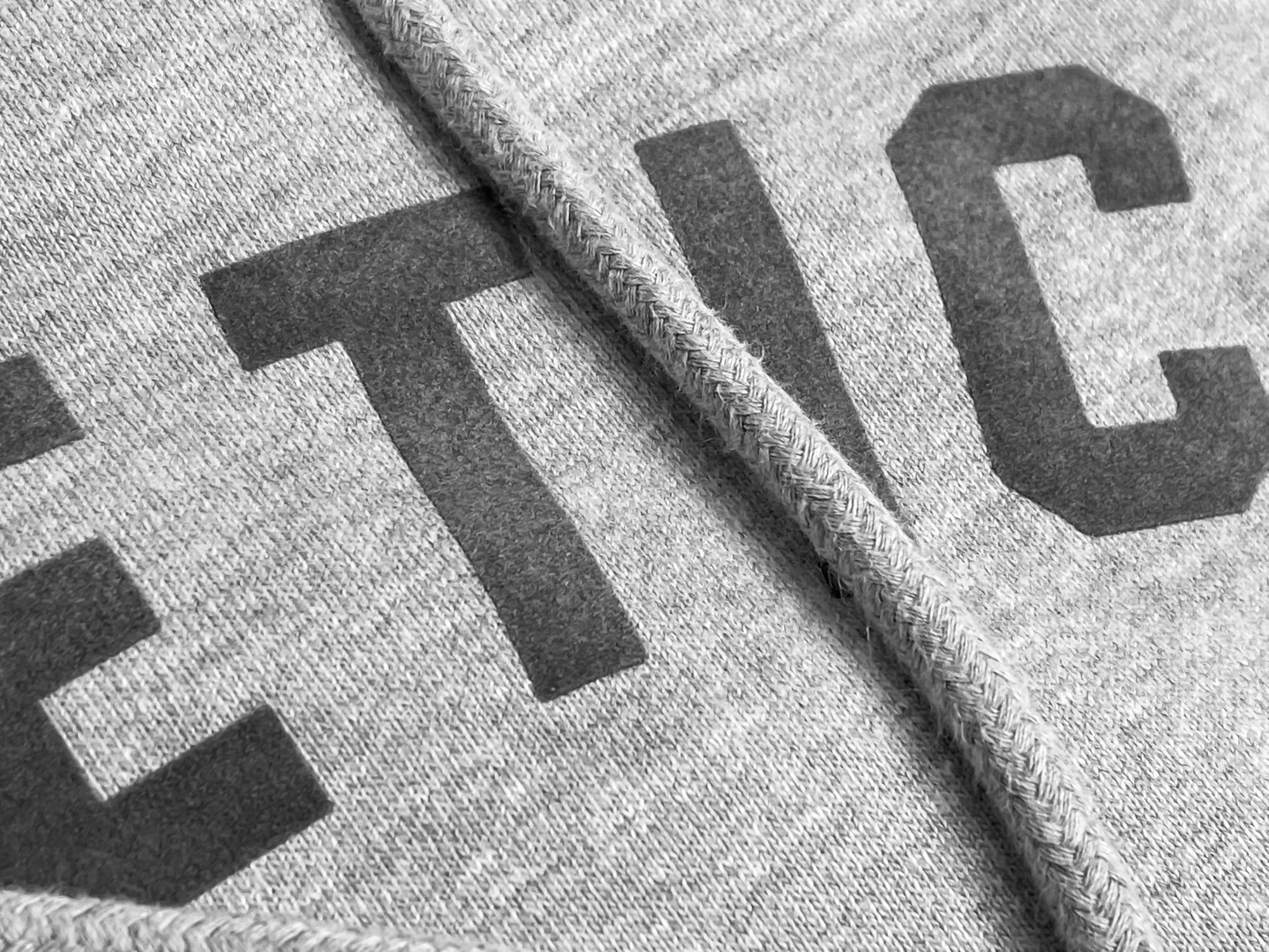 Athletics Short Sleeve Hoodie-Grey