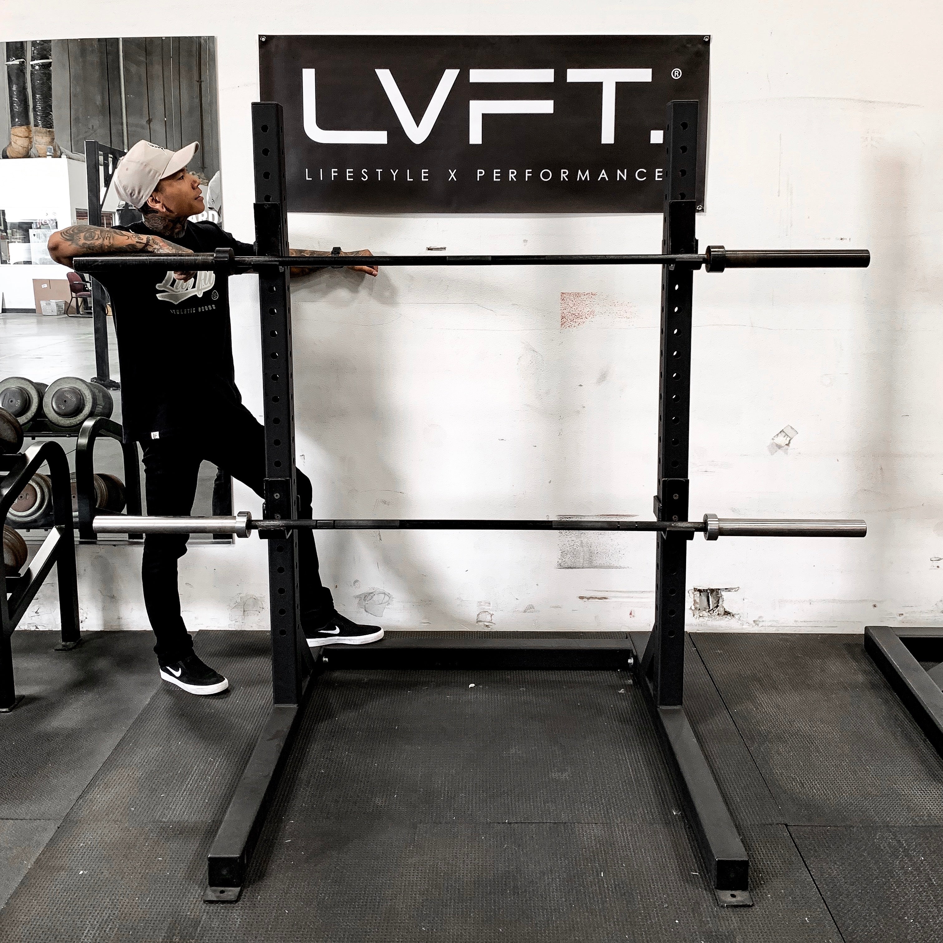 Live Fit Apparel LVFT Vinyl Banner - Black - LVFT 