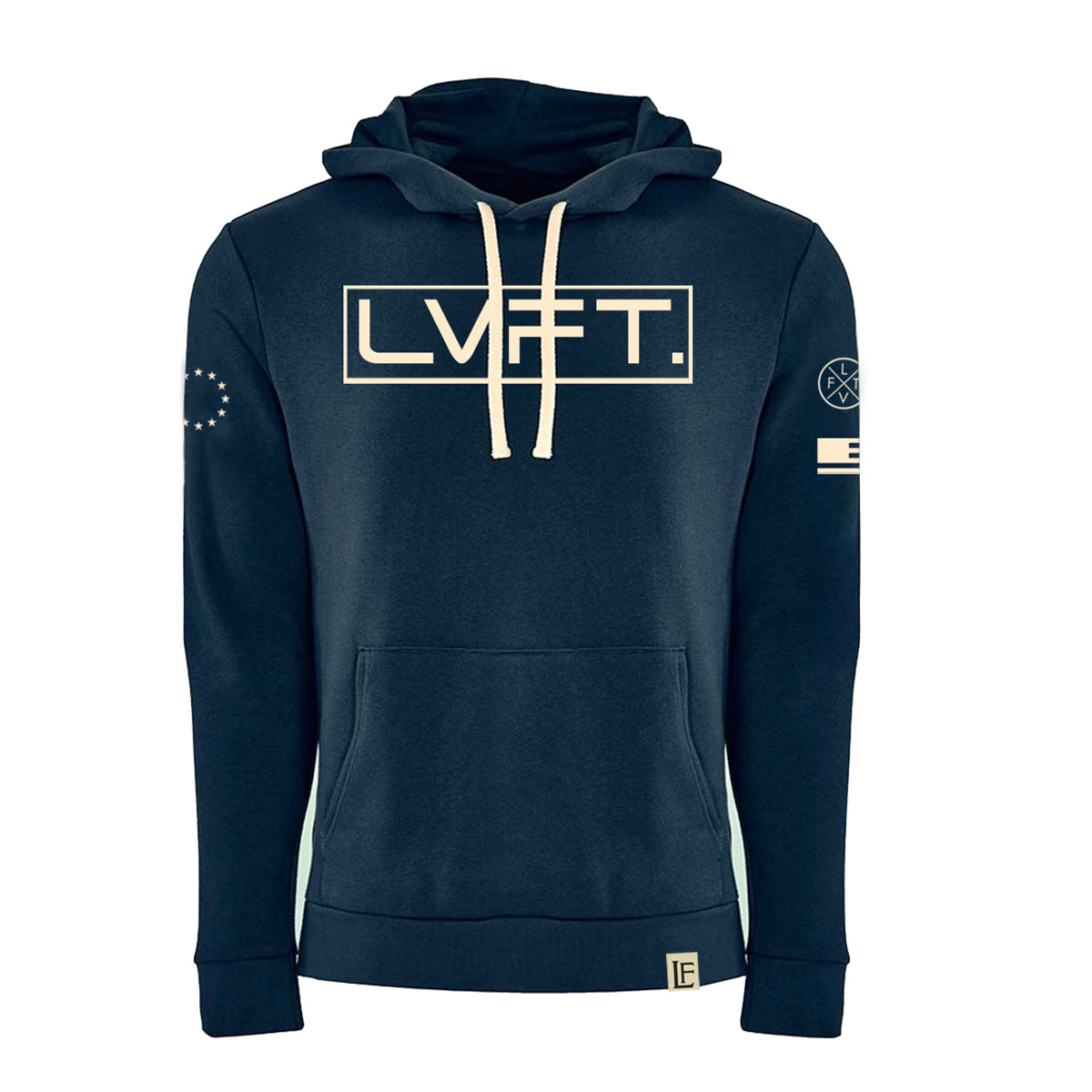 Live Fit Apparel International II Hoodie - Navy - LVFT 