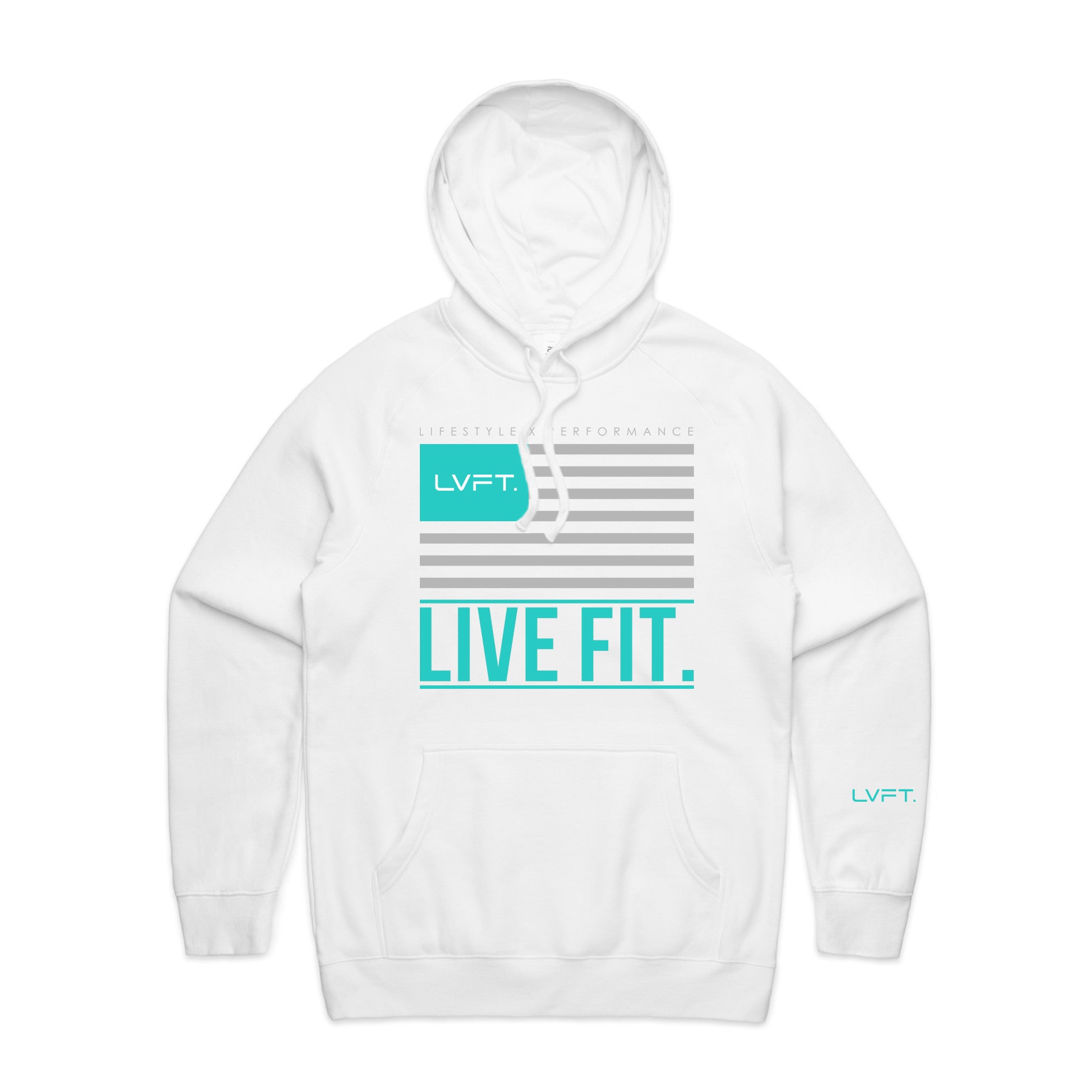 LVFT Flag Hoodie - White