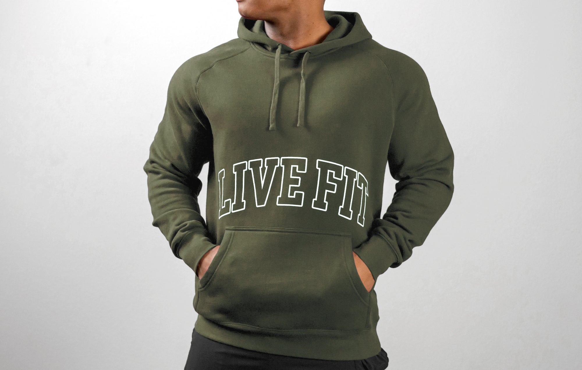 Letterman Hoodie - OD Green