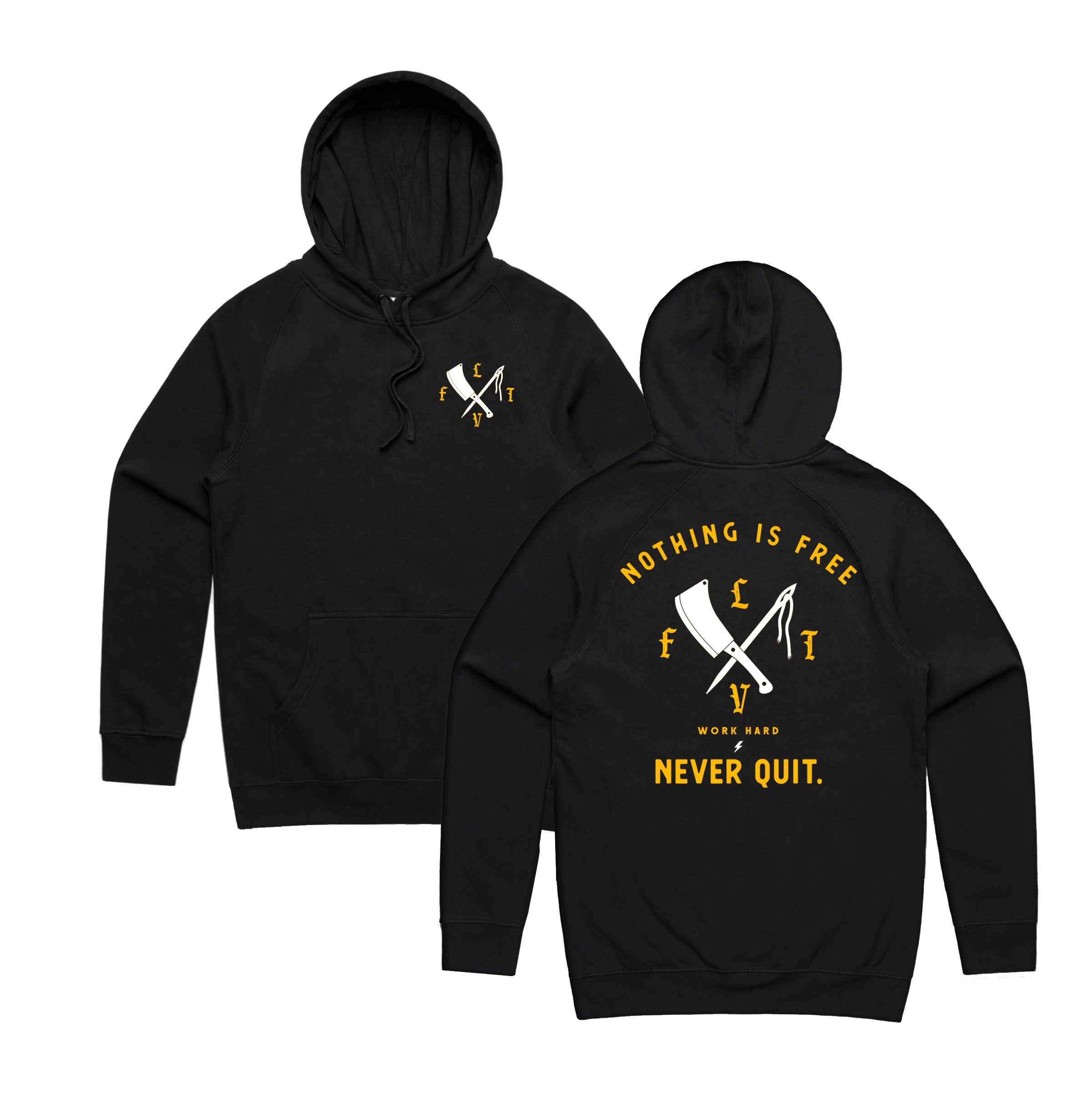 Nothing Is Free Hoodie LVFT x RB