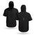 Organic Short Sleeve Trainer Hoodie - Black