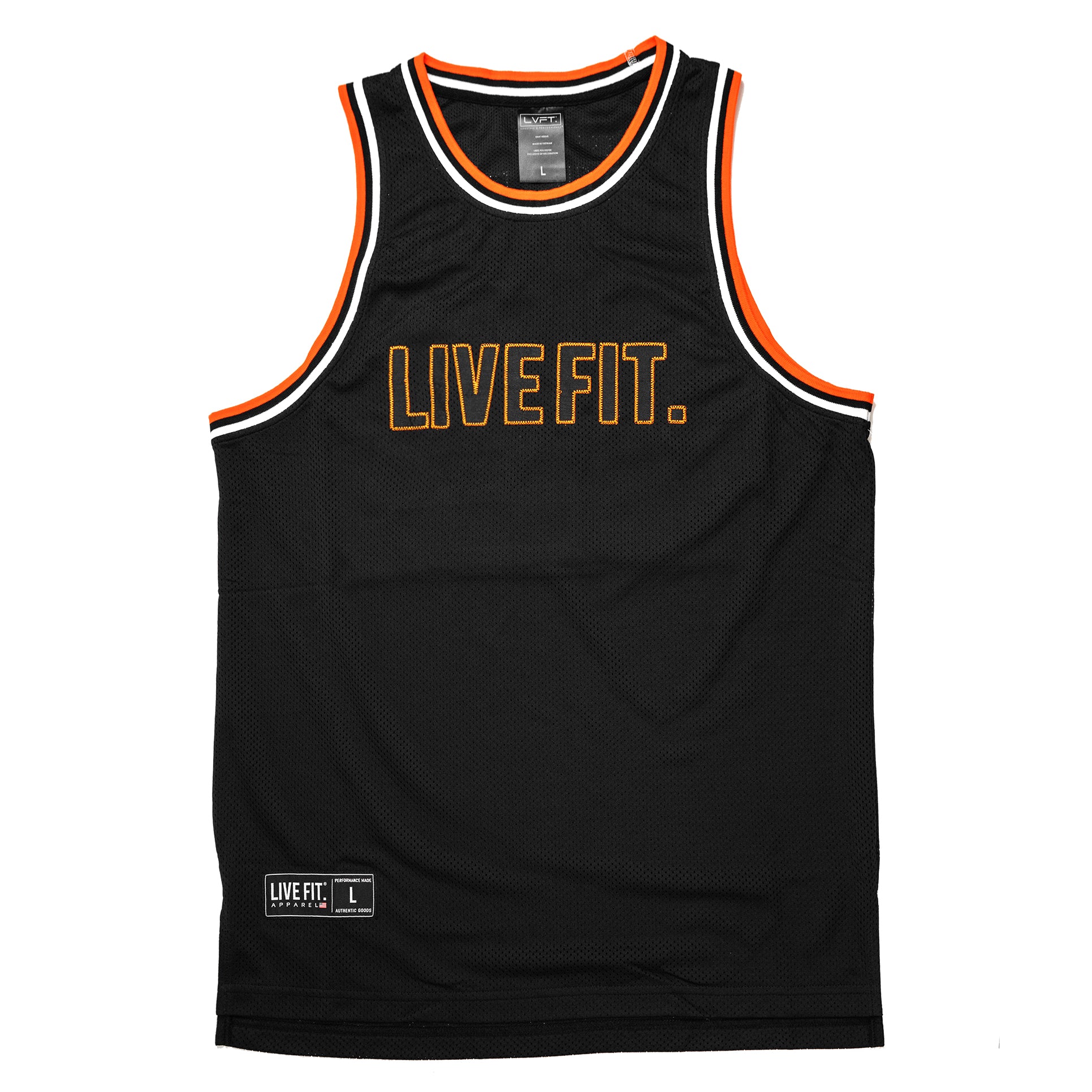 Pregame Jersey - Black / Orange