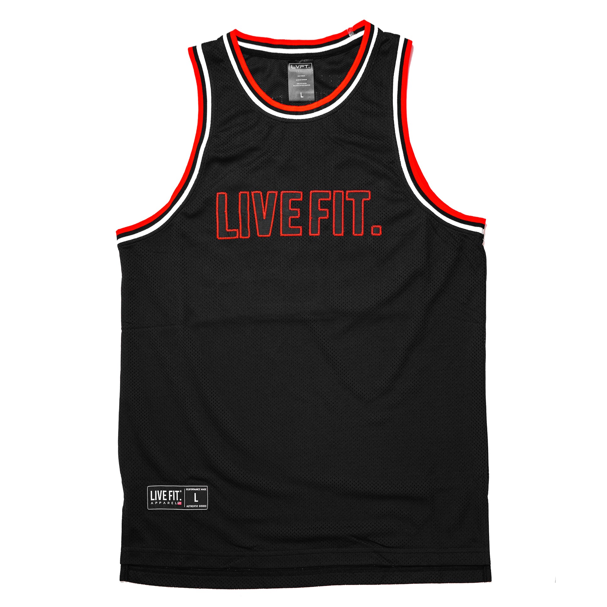 Pregame Jersey - Black / Red