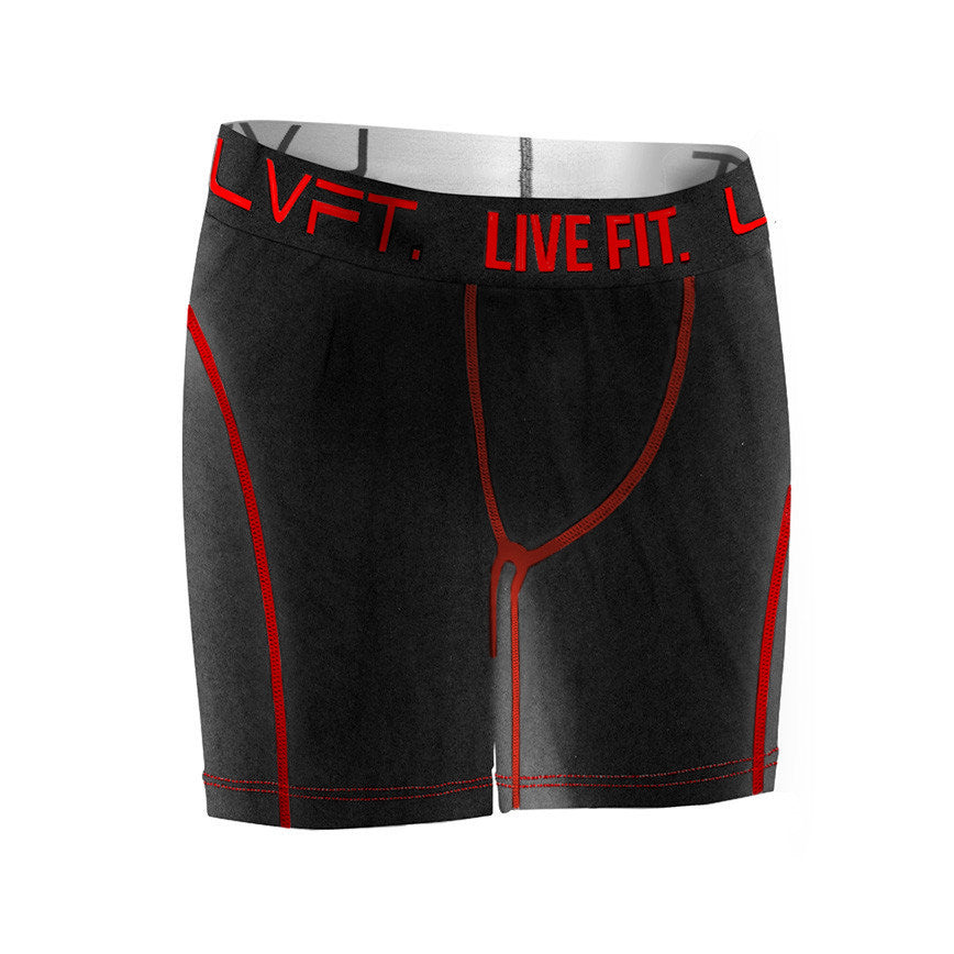 Tech-Briefs- Black/Red