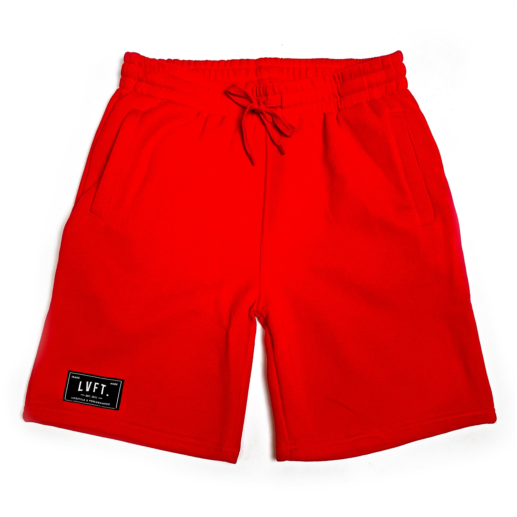 Trademark Fleece Shorts- Red