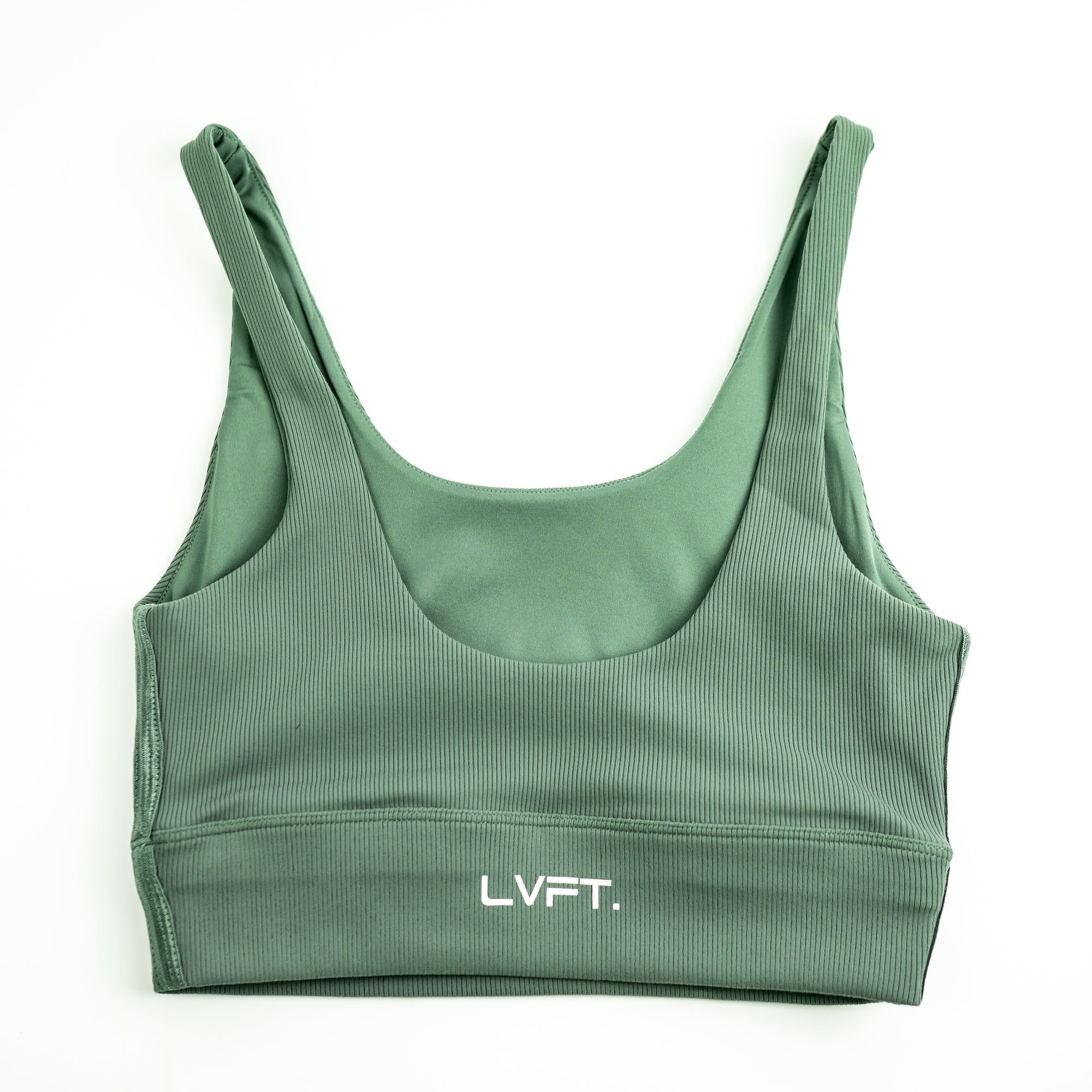 Ribbed Yoga Bra - Sage