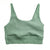 Ribbed Yoga Bra - Sage