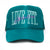 5 Panel Foam Trucker Hat  - Teal/White