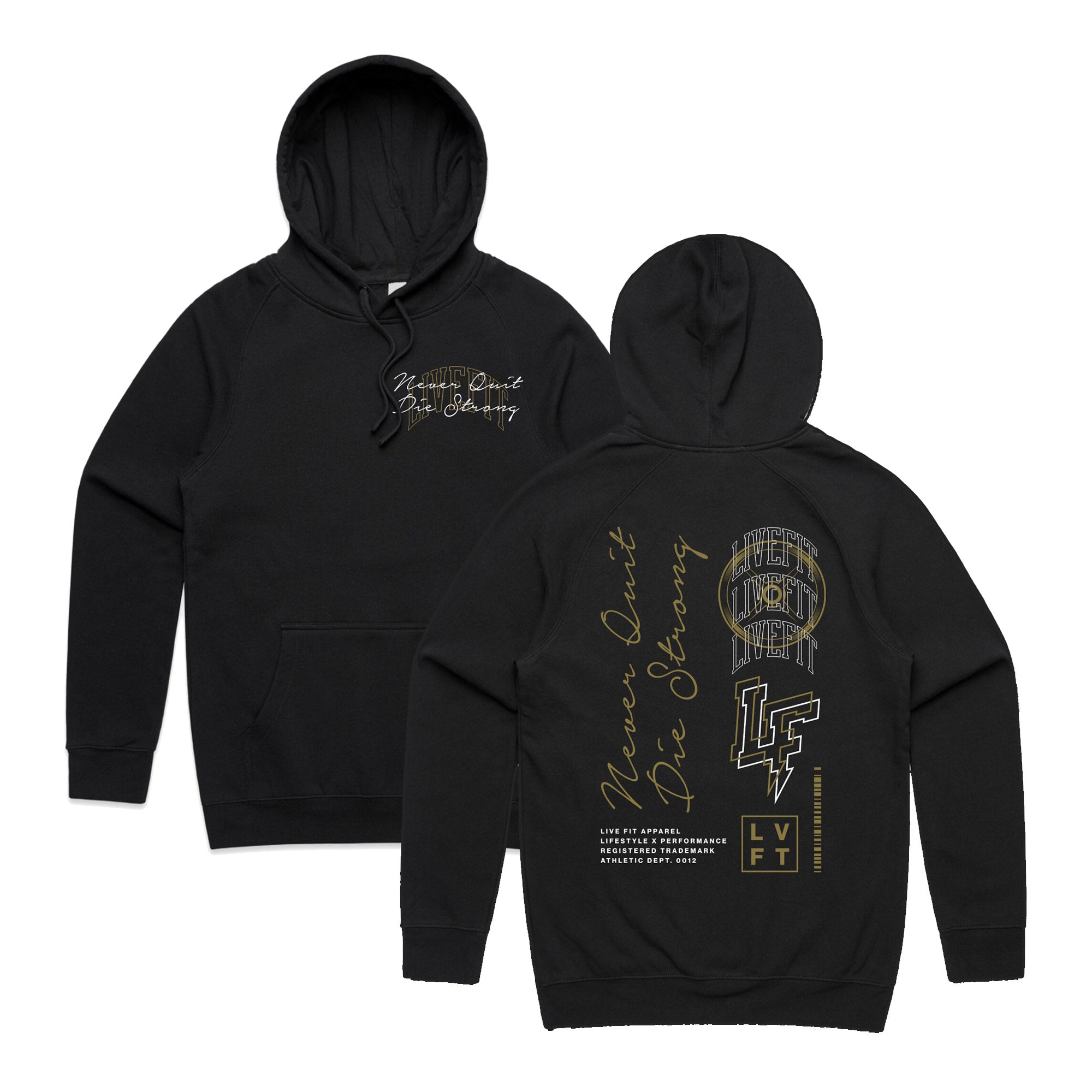 Trust The Iron Hoodie - Black