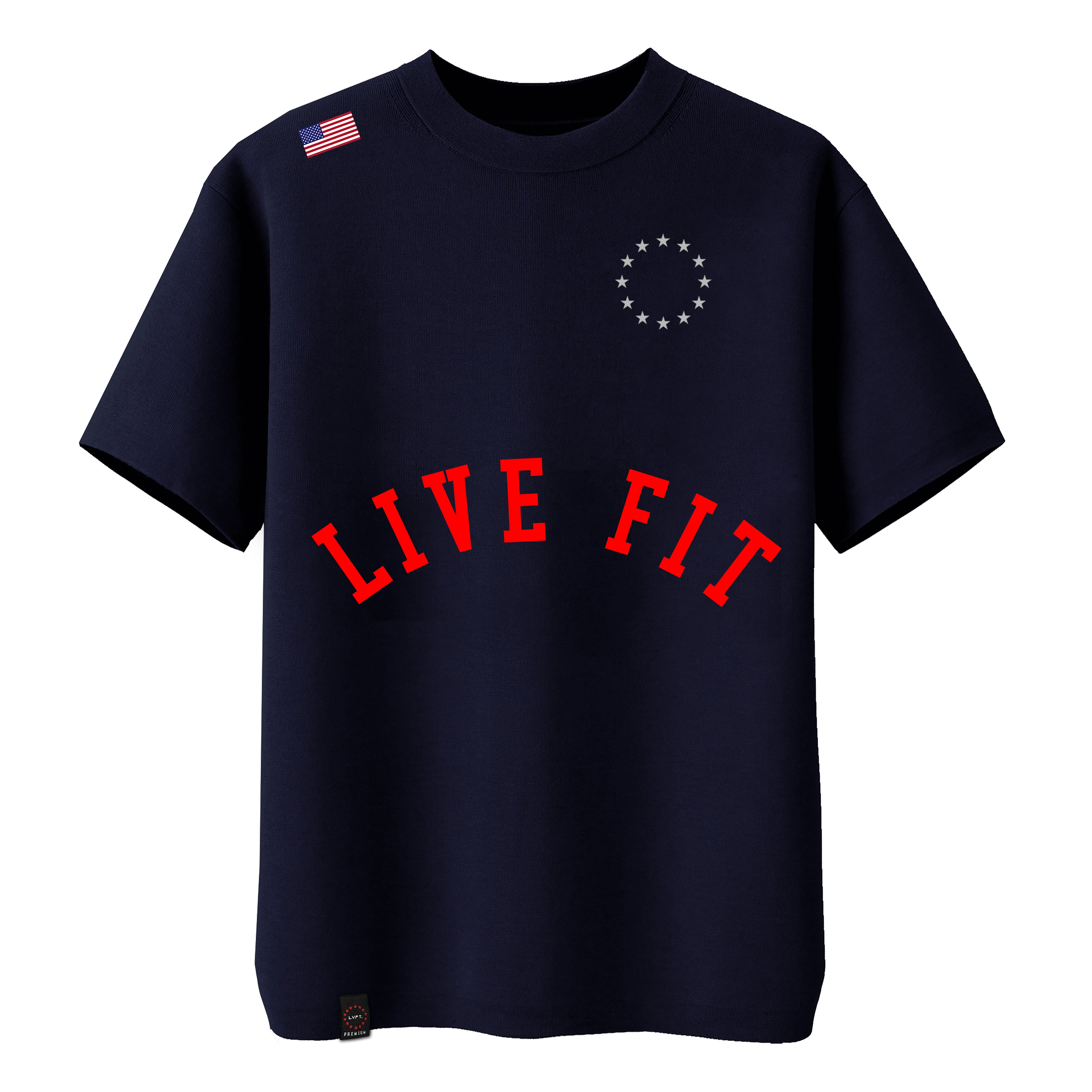 Heavyweight Short Sleeve Crewneck - Limited Navy