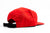 Vision 5 Panel Camper Cap - Red