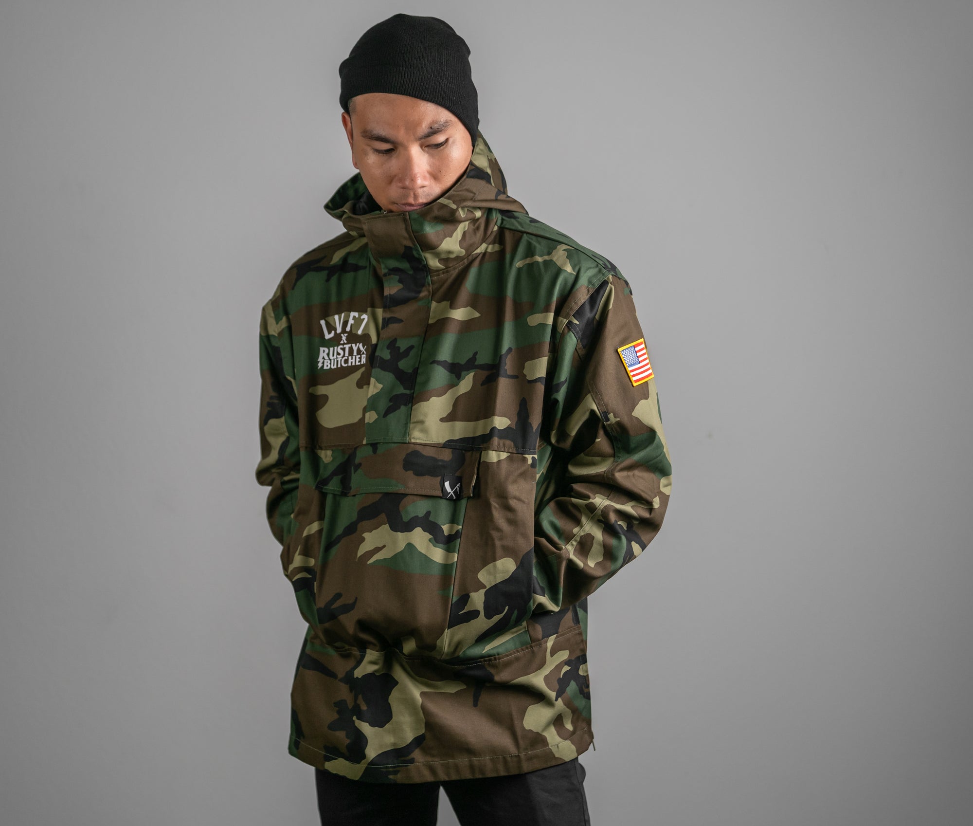 RB x LVFT Anorak Jacket - Camo