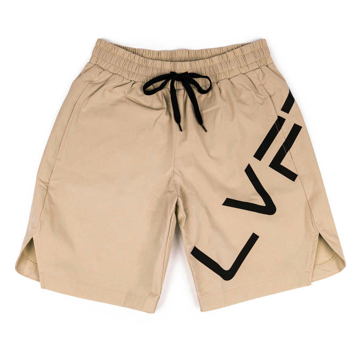 Live Fit Apparel Impact Shorts - Khaki - LVFT 