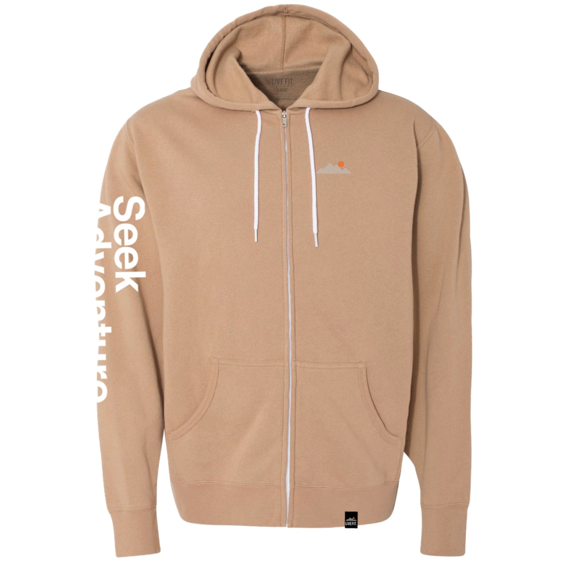 Mountain Zip Up - Sand