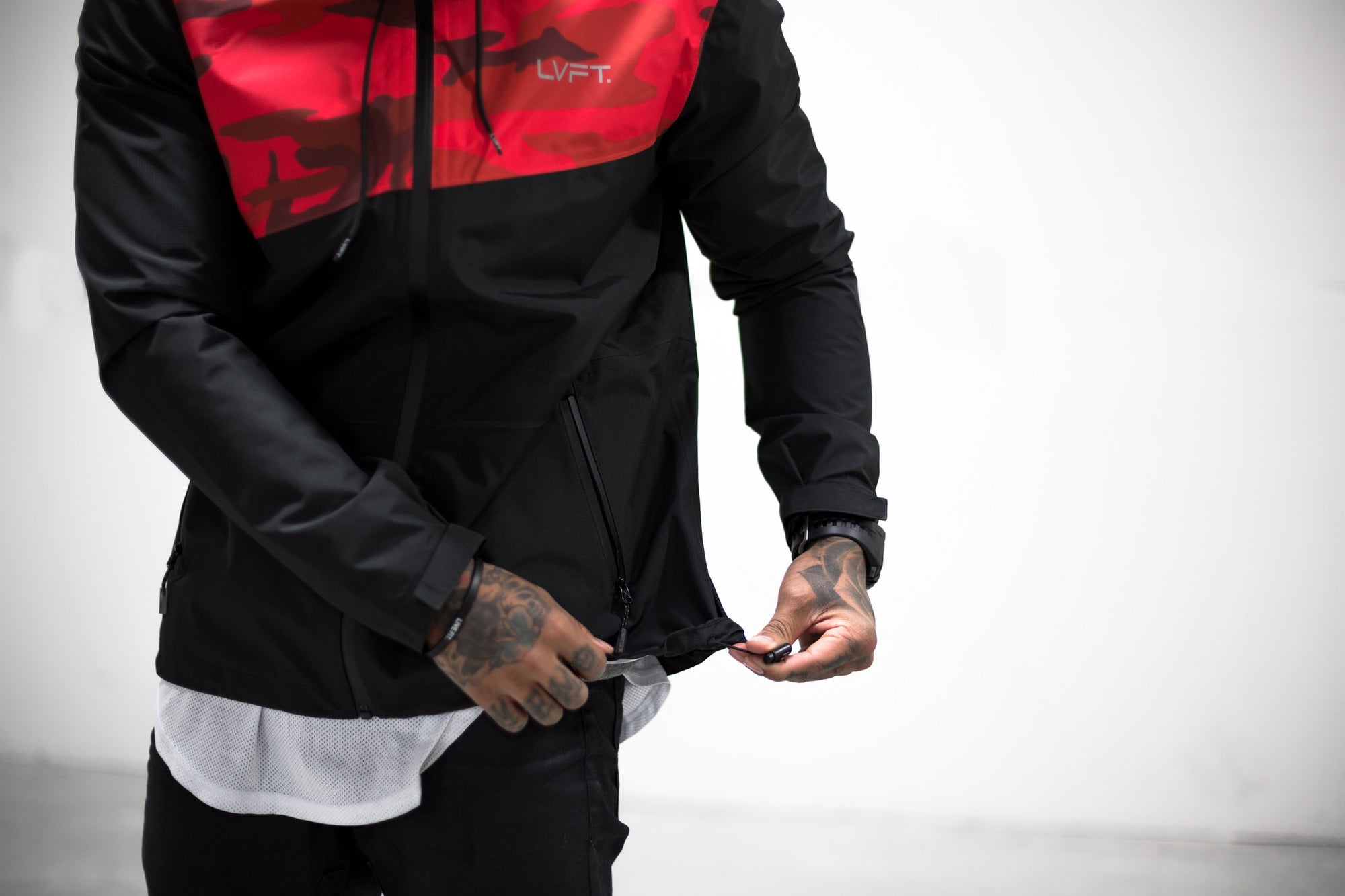 Recon Tech Jacket- Red Camo