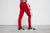 Live Fit Apparel LVFT. Slim Trackies - Red/White - LVFT 